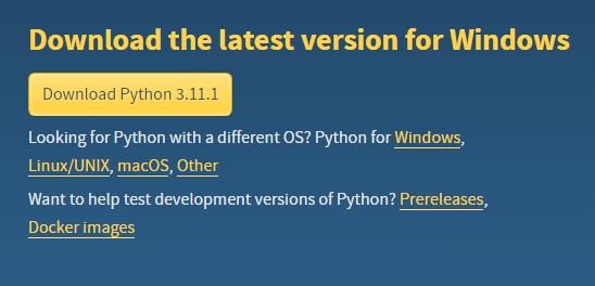 Python download button